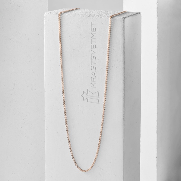 Цепь из красного золота 585, плетение «Love»